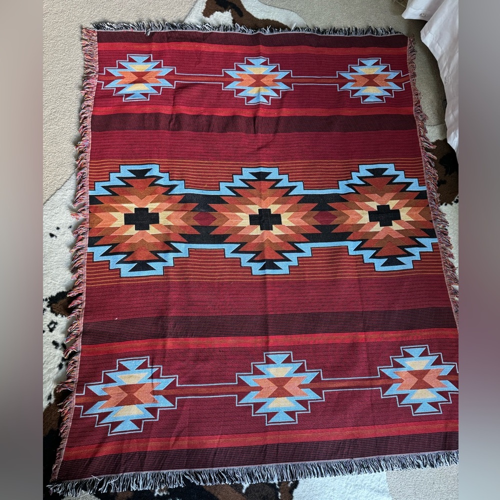 Navajo Fringe Blanket
